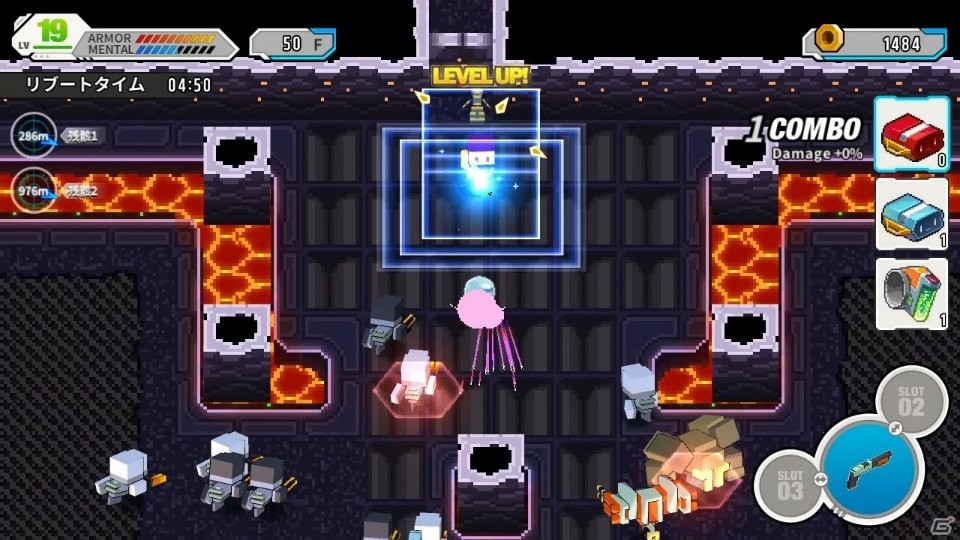 ドット絵チックなキャラが飛び回るライトな弾幕STG「ダッジハード」がSwitchにて配信スタート！の画像4