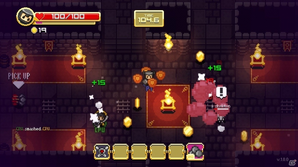剣や魔法を駆使してコインを集める対戦アクション「Super Treasure Arena」がSwitchでリリース！の画像3