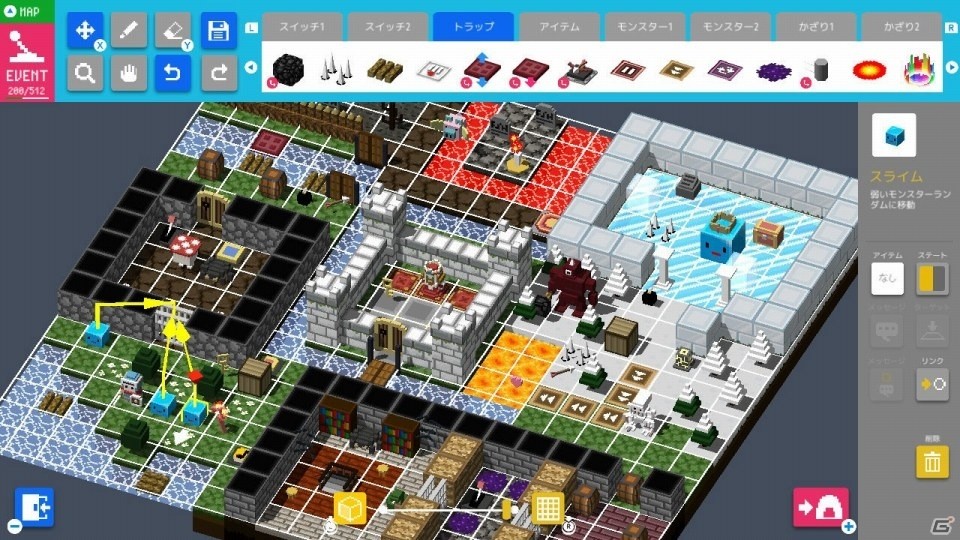 作って遊べるダンジョンRPG「BQM ブロッククエスト・メーカー」がSwitch向けに配信開始！の画像7