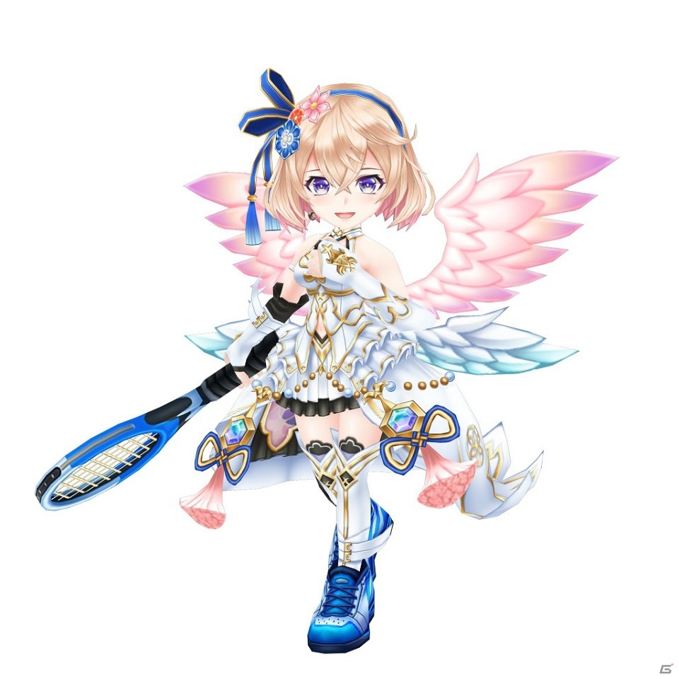 「白猫テニス」お正月衣装のエンマ（CV：長谷川 育美）、ミューエ（CV：市ノ瀬 加那）、エレノア（CV：石見 舞菜香）が登場！の画像6