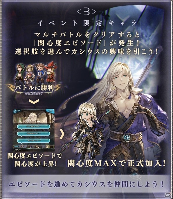 「グランブルーファンタジー」闇属性「カシウス」を仲間に！イベント「Second Advent」が12月31日に開催の画像4
