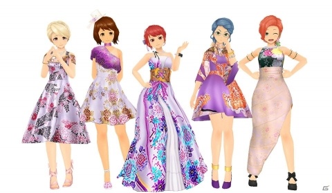 「スクールガールストライカーズ2」女の子36人分の新春コスチューム「振袖柄ドレス」が登場！の画像3