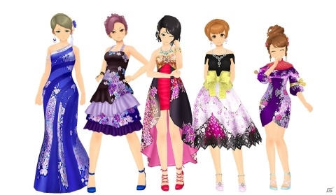 「スクールガールストライカーズ2」女の子36人分の新春コスチューム「振袖柄ドレス」が登場！の画像4