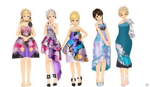 「スクールガールストライカーズ2」女の子36人分の新春コスチューム「振袖柄ドレス」が登場！の画像5