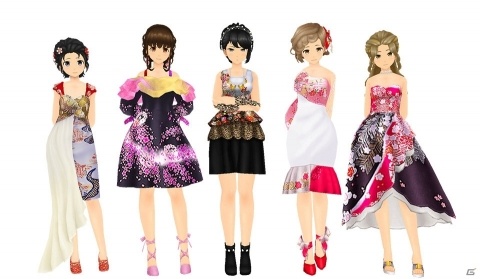 「スクールガールストライカーズ2」女の子36人分の新春コスチューム「振袖柄ドレス」が登場！の画像6