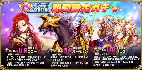 「スカイフォート・プリンセス」UR英雄「オーディン」などが出現するレジェンド召喚祭が開催！の画像1