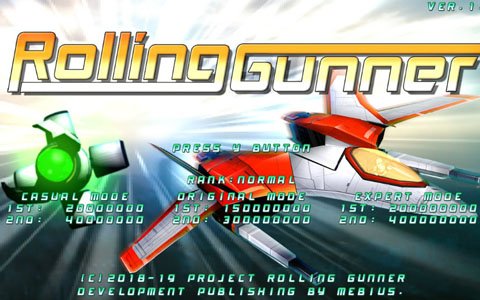 離反したコンピュータと人類の闘いを描く横スクロールSTG「Rolling Gunner」がSwitchにて2019年冬に配信！