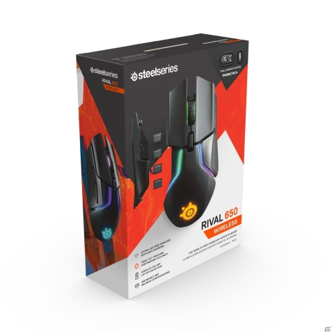 低遅延と安定した無線接続を実現したワイヤレスゲーミングマウス「Rival 650 Wireless」が1月31日に発売！の画像2