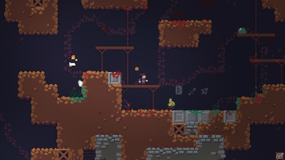 挑戦するたびに姿を変える洞窟に挑むハイスピードなアクションゲーム「Caveblazers」Switch版が配信スタート！の画像2