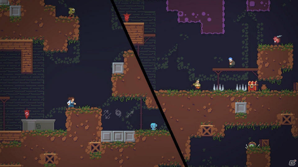 挑戦するたびに姿を変える洞窟に挑むハイスピードなアクションゲーム「Caveblazers」Switch版が配信スタート！の画像6