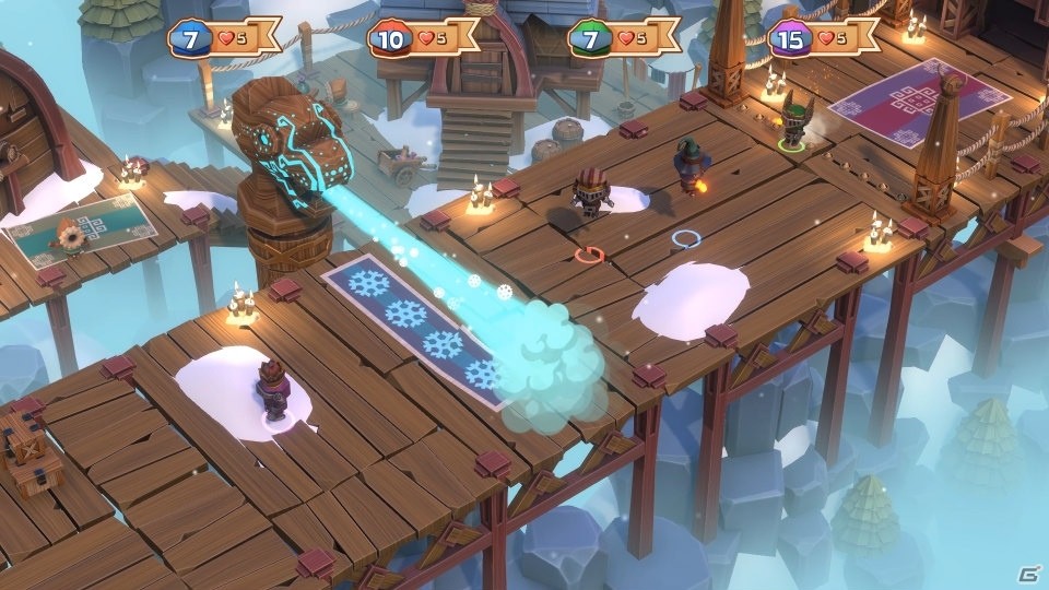 4人で遊べるマルチプレイバトル！「ビッグクラウン：ショーダウン」がSwitchにて配信中の画像6