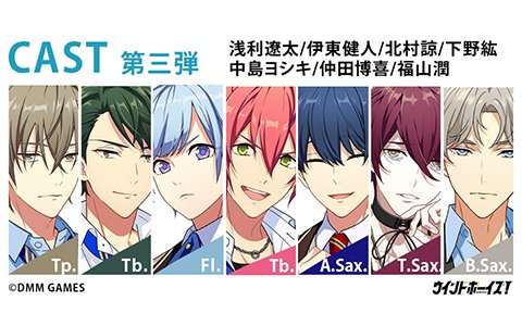「ウインドボーイズ！」下野紘さん、福山潤さんら7名の追加キャストが発表！