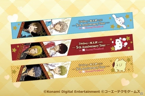 「3 Majesty×X.I.P. LIVE -5th Anniversary Tour in Sanrio Puroland-」イベント販売グッズの情報が公開！の画像8