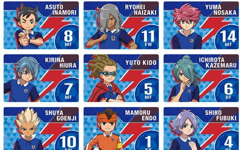 「イナズマイレブン オールスター選抜ファン投票フェア」がアニメイトにて開催！選ばれた選手が描き下ろしグッズ化