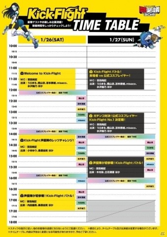「Kick-Flight」闘会議2019のステージに内田雄馬さん、木村昴さん、桑原由気さん、小林ゆうさん、立花理香さんの出演が決定！の画像3