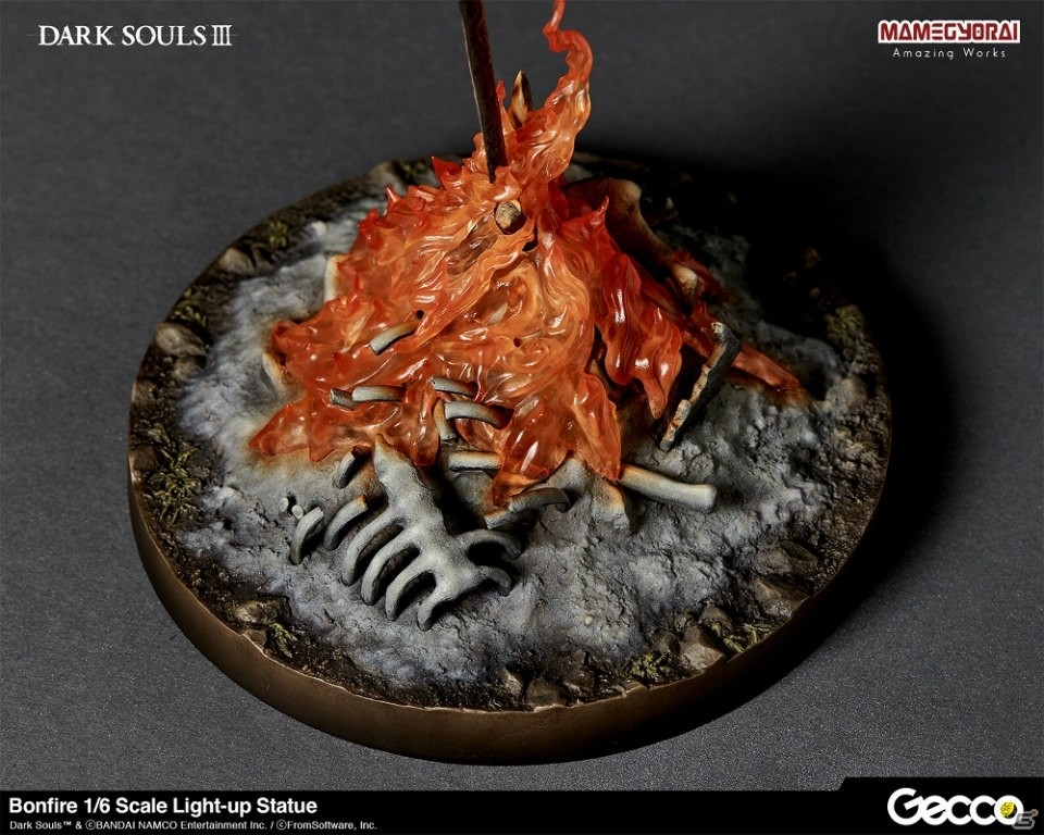 「ダークソウル」プレイヤーに束の間の安息を与える「篝火」が1/6スケールでスタチュー化！の画像4