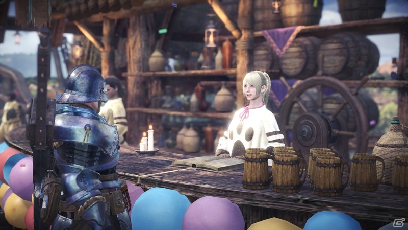 「MHW」アステラ祭「感謝の宴」が開催！受付嬢の着せ替え衣装の追加や巨大なドスジャグラスが登場の画像2