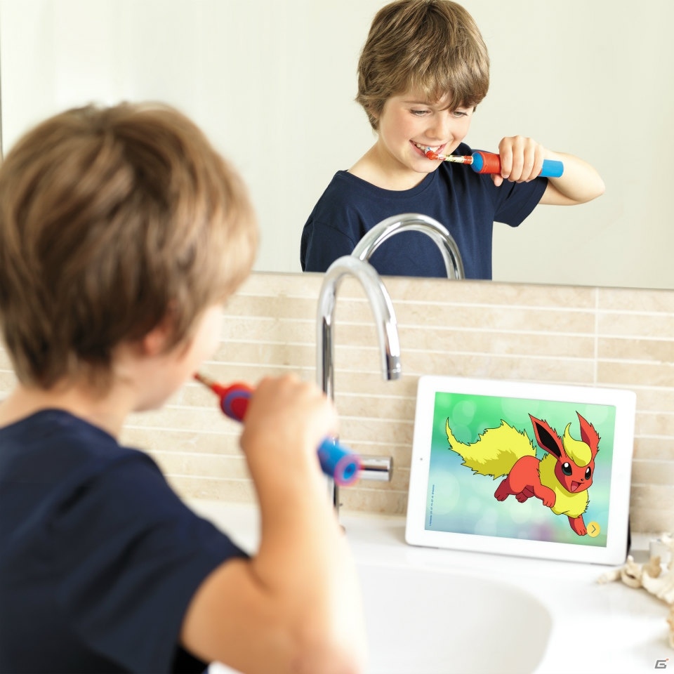 ピカチュウがデザインされた子供用電動歯ブラシが発売 歯磨きするたびポケモンに出会えるウェブコンテンツも登場 ゲーム情報サイト Gamer