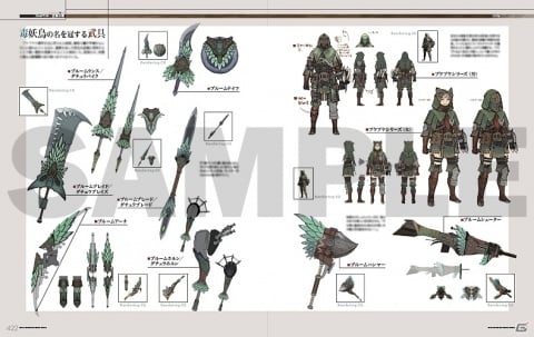 「モンスターハンター：ワールド」公式設定資料集が発売！制作陣へのインタビューや制作秘話もの画像5