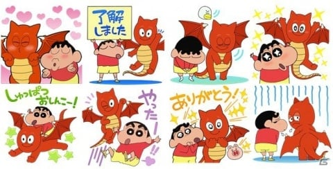 「LINE バブル2」にて「クレヨンしんちゃん」とのコラボが開催！LINEスタンプも期間限定で配信の画像2