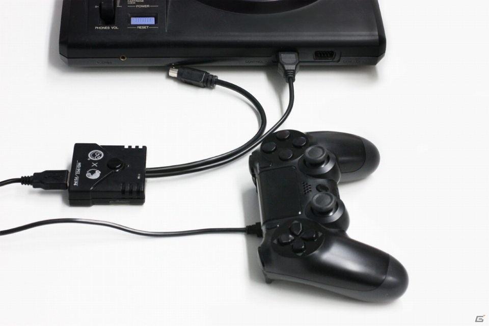 メガドライブ・PCエンジンでPS4/PS3用コントローラーが使用できるコンバーターが登場！の画像1