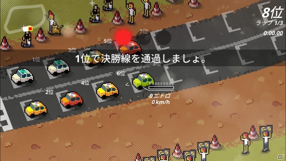 トップビュー形式のレーシングゲーム「SUPER PIXEL RACERS」Steam版が配信開始！の画像4
