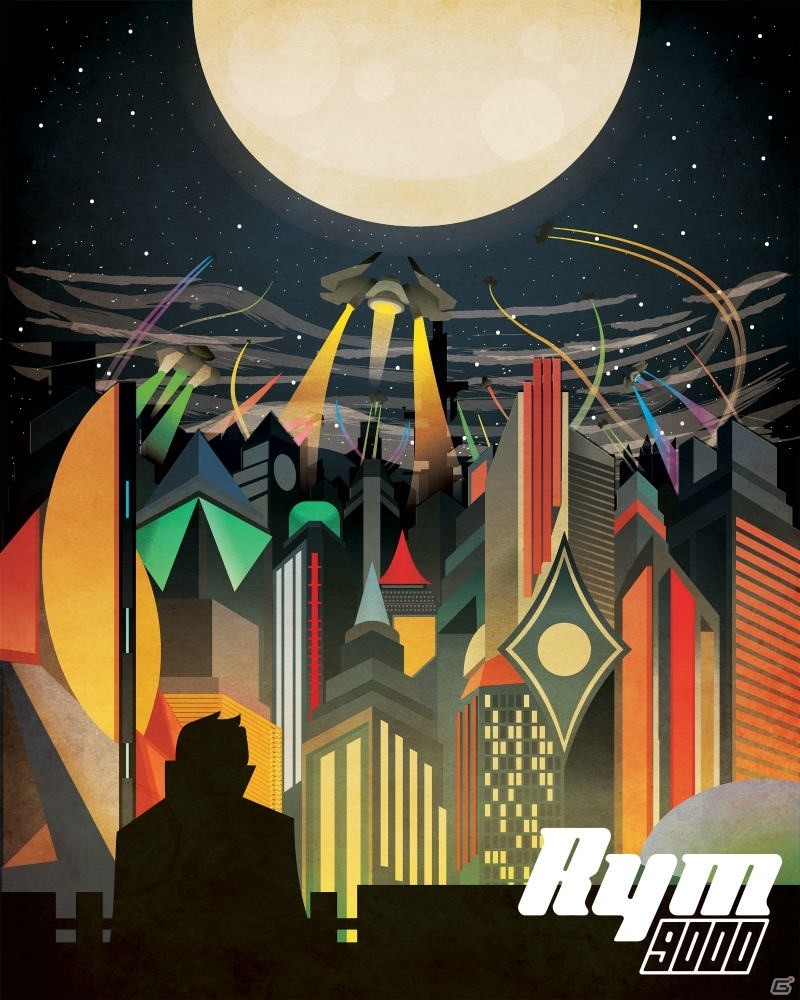 激しいビジュアルエフェクトが特徴の縦スクロールSTG「Rym 9000」2月8日よりPS Storeにて配信開始！の画像1