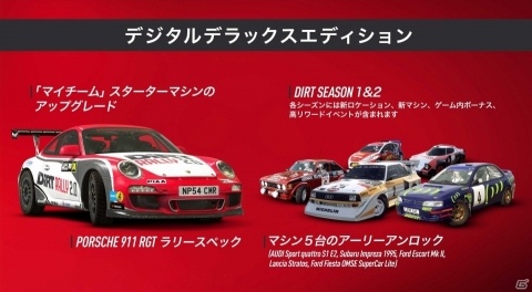 「ダートラリー2.0」デラックスエディションの発売が決定!初回生産&予約特典の内容も公開にの画像2