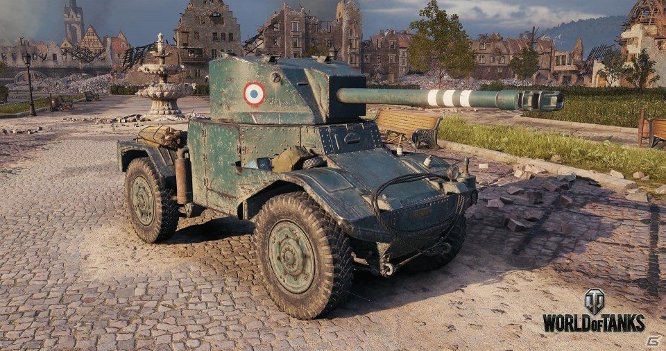 PC版「World of Tanks」新タイプの車両「装輪車輌」がフランスツリーに登場！の画像10