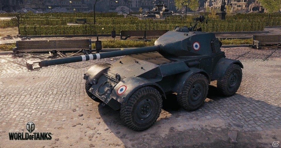 PC版「World of Tanks」新タイプの車両「装輪車輌」がフランスツリーに登場！の画像17
