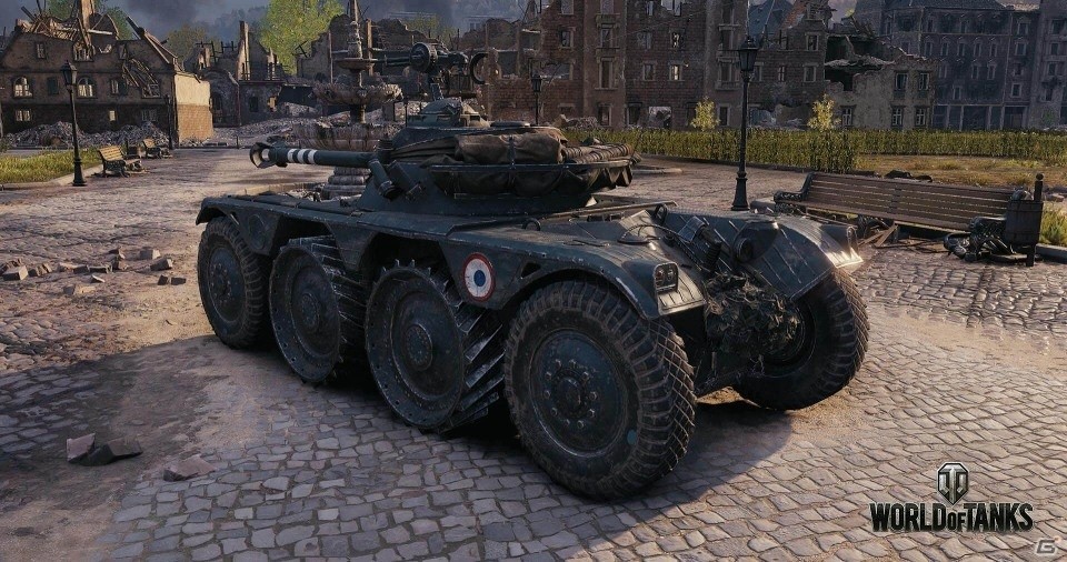 PC版「World of Tanks」新タイプの車両「装輪車輌」がフランスツリーに登場！の画像8