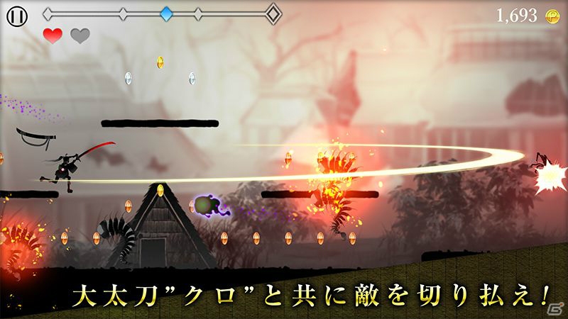 しゃべる刀と少女の物語―横スクロールアクション「シルエット少女 斬」がiOS/Android向けに配信開始！の画像7