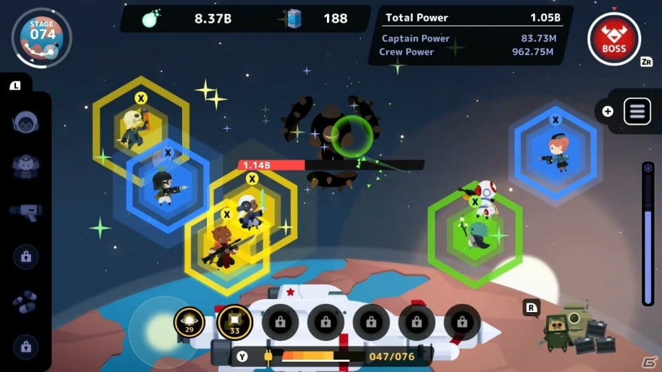 アクション＆放置でゲームが進む「キャプテン スターワン」がSwitch向けにリリースの画像5