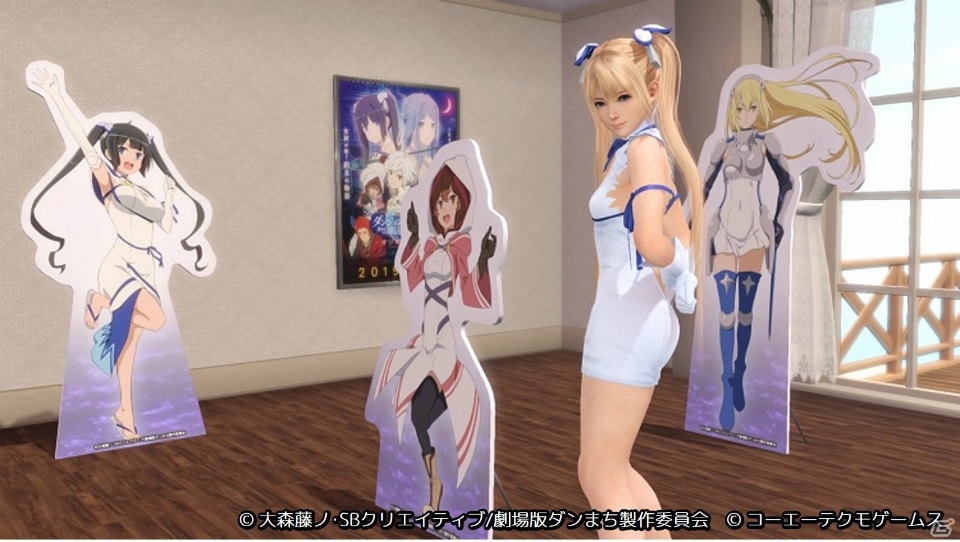 「DOA XVV」にて劇場版「ダンまち-オリオンの矢-」とのコラボが開始！コラボ水着は最大覚醒で“くいこみ”アップ！の画像11