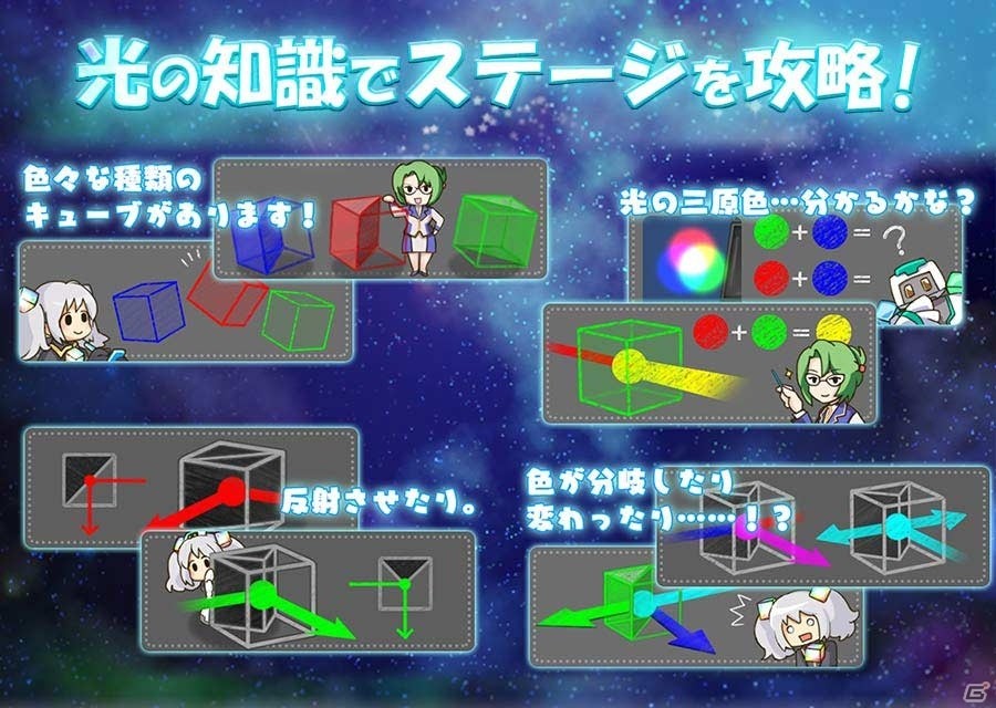 光が織りなす3Dプリズムアクションパズル「フォトン・キューブ」がiOS/Androidに登場！の画像3