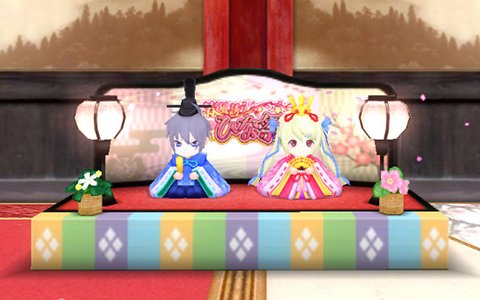 「アヴァベル ルピナス」イベント「春風誘う ひな祭り」が開催！ロイとファインの雛人形などが登場