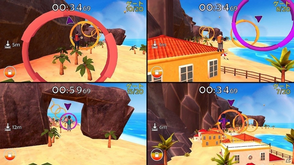 4つの飛行方法が楽しめるフライトアクションゲーム「パイロットスポーツ」が配信開始！の画像3