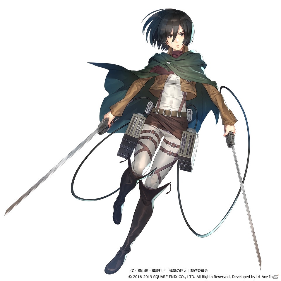 「スターオーシャン：アナムネシス」にミカサ、リヴァイが参戦！「進撃の巨人」コラボがスタートの画像1