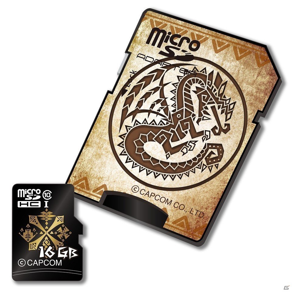 15周年を迎える「モンスターハンター」のmicroSDカードセットが登場！ワールド・紋章・アイルーのデザインの画像4