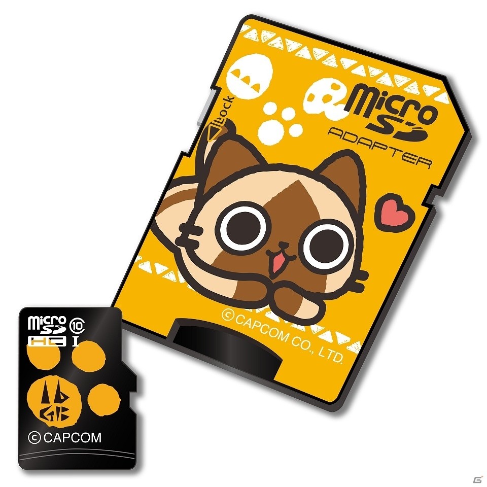 15周年を迎える「モンスターハンター」のmicroSDカードセットが登場！ワールド・紋章・アイルーのデザインの画像6