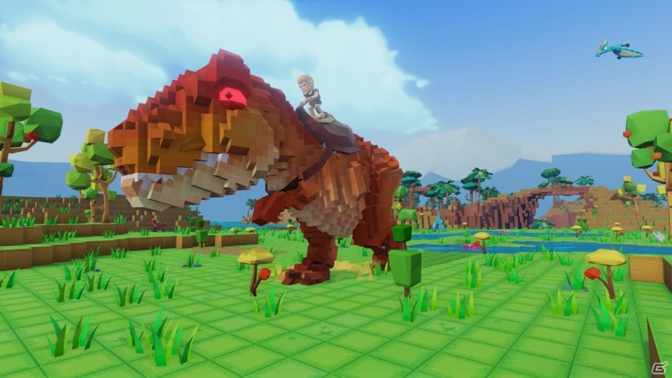 PS4/Switch版「PixARK」が2019年夏に発売！「ARK：SE」の世界をブロックで表現するオープンワールド恐竜サバイバルアクションの画像9