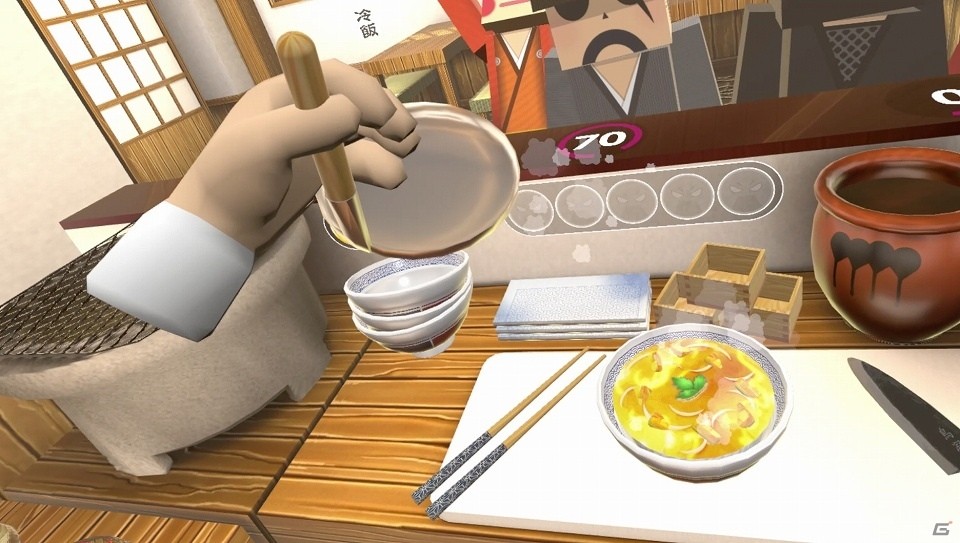 破天荒な丼ぶり屋体験！「カウンターファイト SE」がPS VRに登場の画像4