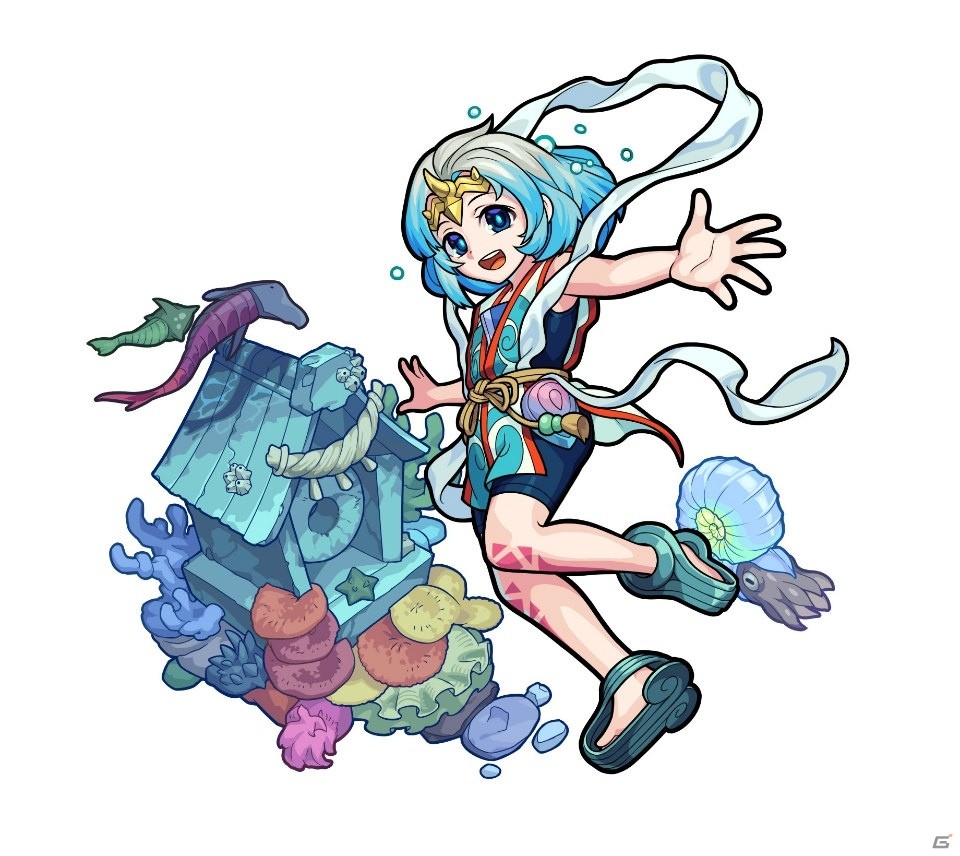「モンスターストライク」ワタツミ（CV：茅野愛衣）が「激・獣神祭」に登場！の画像2