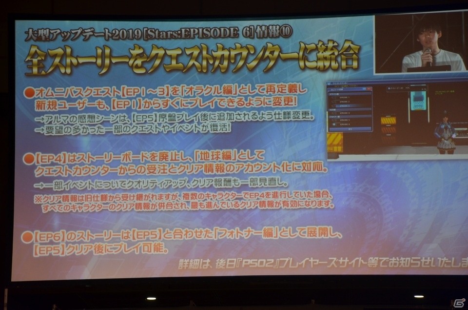 Ep6は4月24日に配信決定 A I Sヴェガ や新クラスの存在も明かされた ファンタシースター感謝祭19 をレポート ゲーム情報サイト Gamer