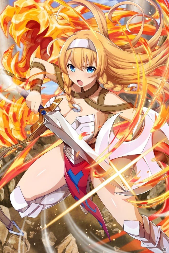 アーマーブレイクRPG「クイーンズブレイド WHITE TRIANGLE」がenzaにて配信開始！の画像12