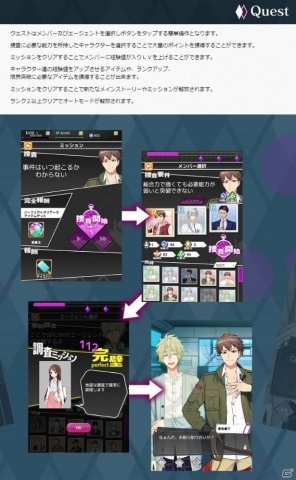 「Circle～環り逢う世界～」クエストの流れなどがわかるゲームシステムが公開！の画像1