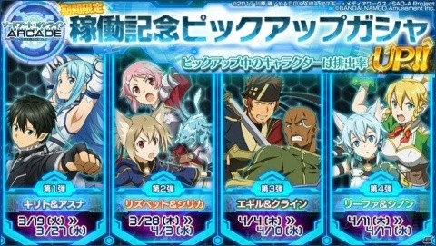 ソードアート・オンライン アーケード SAO オリジナル バナ