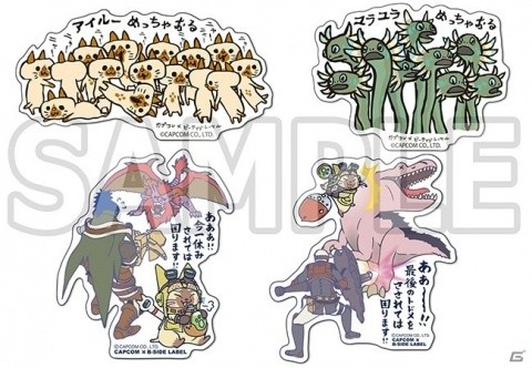 カプコンとB-SIDE LABELのコラボステッカー新作24種が3月20日に発売！の画像3