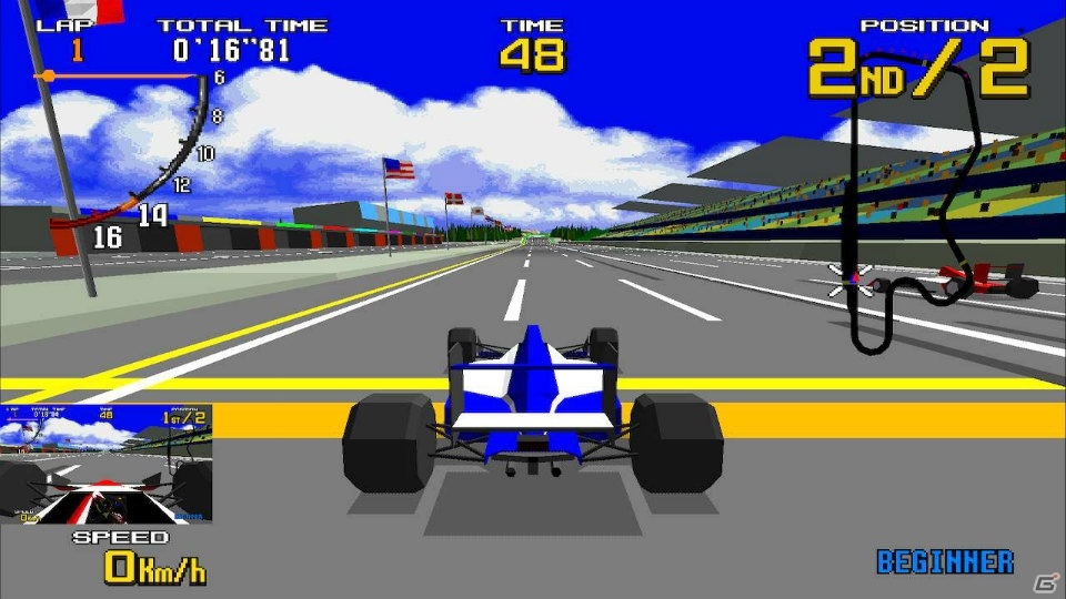 「SEGA AGES バーチャレーシング」2019年春に配信が決定！オンライン対戦やリプレイ機能などの追加要素も公開の画像2