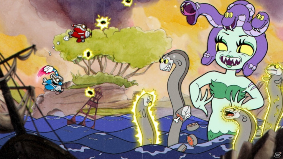 アニメーション表現を取り込んだシューティングアクション「Cuphead」がNintendo Switchで4月18日にリリース！の画像9